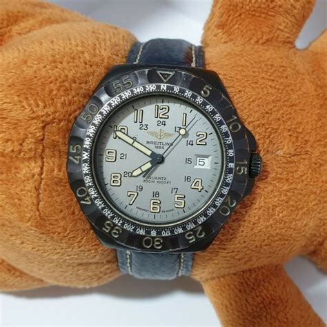 BREITLING COLT MILITARY PVD BLACK REF M50036 38mm .